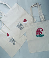 DIY - Christmas Personalized Totes & Gift bags