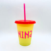 Color changing cups